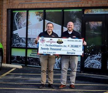 Kevin Thole & Matt Hulsey, team member at SERVPRO of Oakville / Mehlville