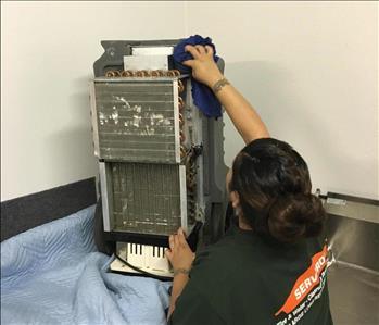 Clean Equipment is Working Equipment, team member at SERVPRO of Anaheim West