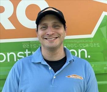 Andrew Johnsen, team member at SERVPRO of Braun Station