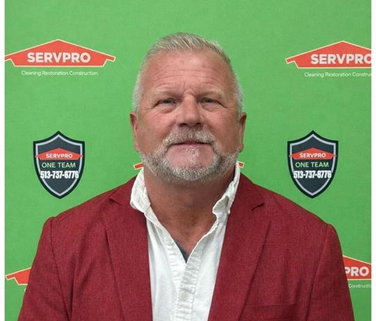 Patrick Wright, team member at SERVPRO of East Central Cincinnati