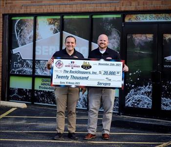 Kevin Thole and Matt Hulsey , team member at SERVPRO of Affton / Webster Groves