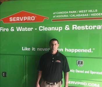 Marcos Turcios, team member at SERVPRO of Canoga Park / West Hills