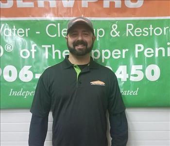Jeremy Reichel, team member at SERVPRO of The Upper Peninsula