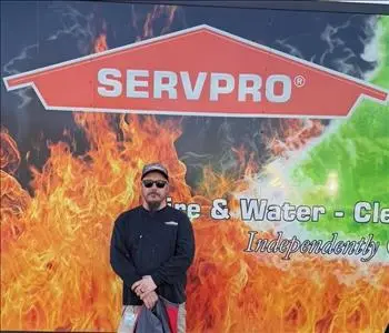 Justin Woods, team member at SERVPRO of North Rensselaer / South Washington Counties