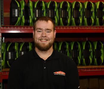 Kaleb Simmons, team member at SERVPRO of South Williamson County