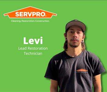 Levi, team member at SERVPRO of St. Augustine, St. Augustine Beach, S. Nocatee and World Golf Village