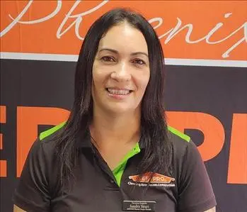 Sandra Sicari, team member at SERVPRO of Central Phoenix