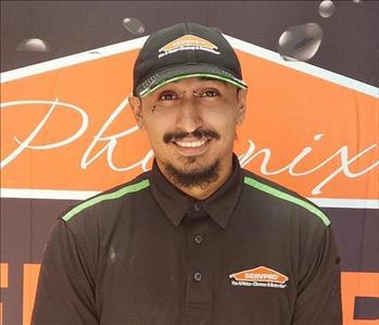 George Alvarez, team member at SERVPRO of East Phoenix