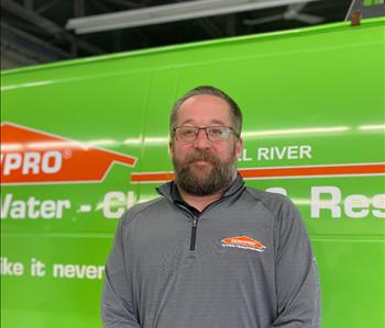 Dave Coulombe, team member at SERVPRO of Fall River