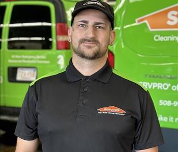 Zachary Bachand, team member at SERVPRO of Fall River