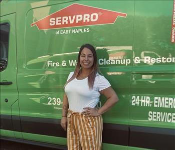 Tayler Bergeron, team member at SERVPRO of East Naples