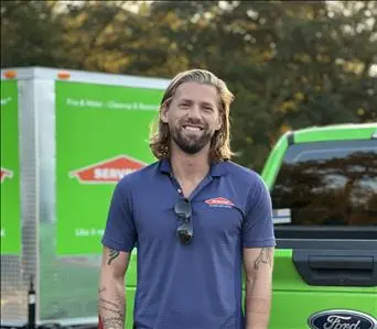 Samuel Harper, team member at SERVPRO of Central Tallahassee