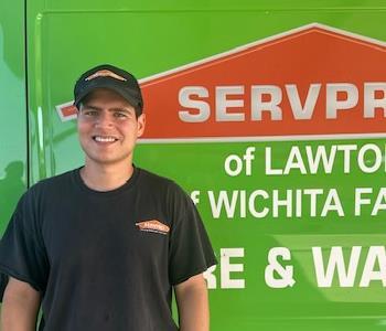 Jose Salas, team member at SERVPRO of Lawton
