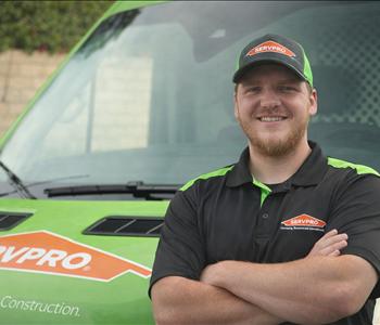 Zack Crow, team member at SERVPRO of Lawton