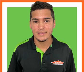 Eduardo Leal, team member at SERVPRO of South Orlando