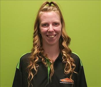 Caitlin Plumlee, team member at SERVPRO of Bay County