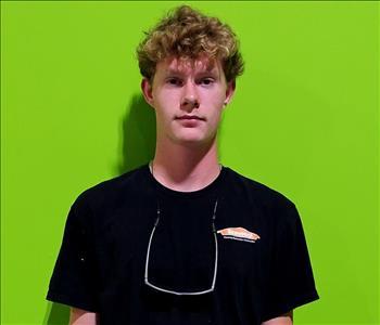 Keegan Welch, team member at SERVPRO of Greenville