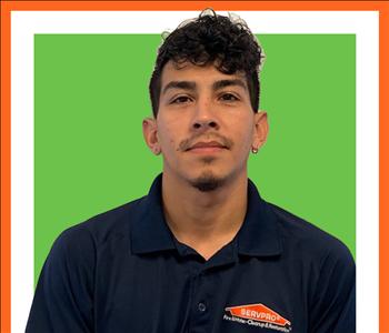 Jonathan Gomez, team member at SERVPRO of East Arlington