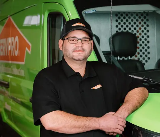 Jordan Laszewski, team member at SERVPRO of Wausau