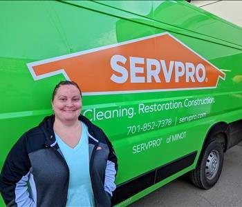 Brandi Kraft, team member at SERVPRO of Bismarck