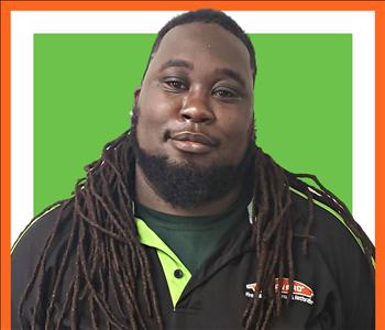 Derrion Chatman, team member at SERVPRO of Southeast Memphis