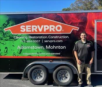 Matt Mendez, team member at SERVPRO of Adamstown, Mohnton