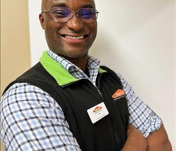 Itua "Bo" Iboaya, team member at SERVPRO of Franklin, Vance & Granville Counties