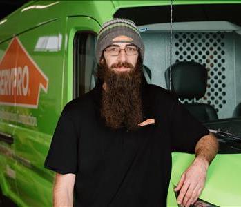 Brandon Pershke, team member at SERVPRO of NW Wisconsin Rapids, Marshfield