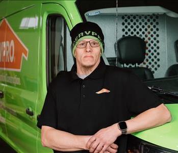 Tristan Justesen, team member at SERVPRO of NW Wisconsin Rapids, Marshfield