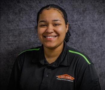 Keiarra Johnson, team member at SERVPRO of St Paul Central West