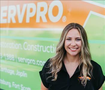 Megan Sloan , team member at SERVPRO of Pittsburg, Fort Scott