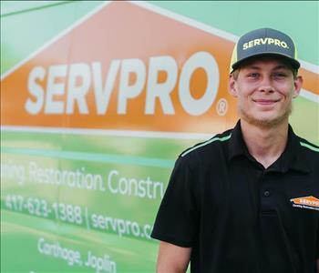 Klay Ackerson, team member at SERVPRO of Pittsburg, Fort Scott