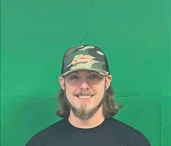 Jake Collins, team member at SERVPRO of Greene County