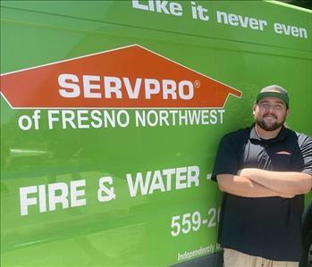 Isaac Horstman, team member at SERVPRO of Fresno Northwest