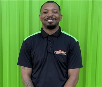 Rashad Johnson, team member at SERVPRO of Mandarin