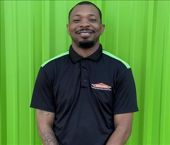 Rashad Johnson, team member at SERVPRO of St. Johns
