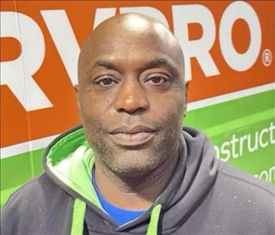 Michael Baker, team member at SERVPRO of Southmont, Denton