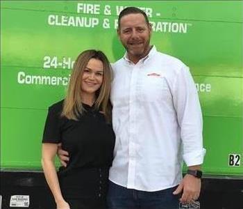 Joe & Danielle McCann, team member at SERVPRO of Monrovia
