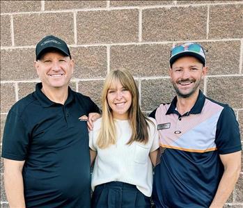 Dustin Cook, Jayden Khamphoumy, Ryan Cook, team member at SERVPRO of Downtown Salt Lake City / Team Hamann