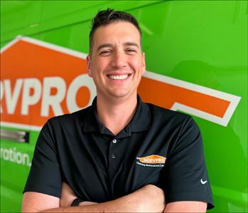 Matthew Minshall, team member at SERVPRO of Downtown Kansas City