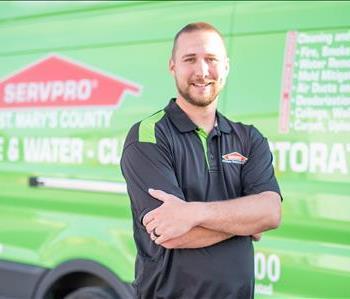 Scott Stauffer, team member at SERVPRO of St. Mary's County