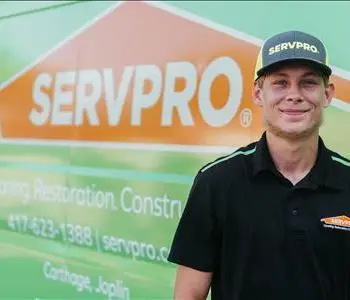Klay Ackerson, team member at SERVPRO of Carthage, Joplin