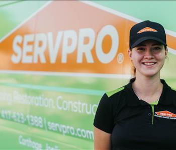 Khali Johnson, team member at SERVPRO of Carthage, Joplin