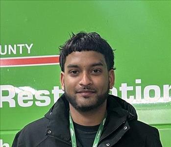 Ashwin Mahadeo, team member at SERVPRO of Champaign / Urbana