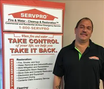 David Frese, team member at SERVPRO of Northwest Bergen