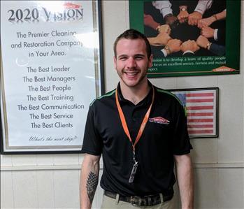 Nick Glovack, Technician Manager, team member at SERVPRO of The Southtowns