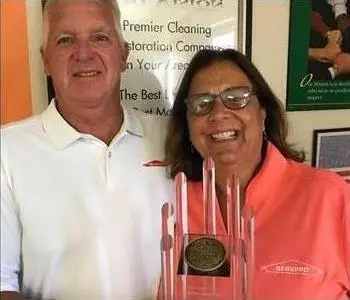 Thom and Lyn Braun, Owners, team member at SERVPRO of The Southtowns
