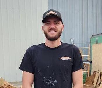 Zach Capistrand, team member at SERVPRO of South Shasta County