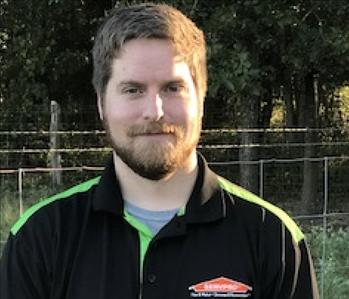 Jarrod Yeager, team member at SERVPRO of Tyler and Palestine