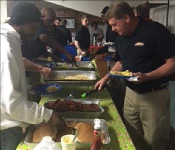 2015 SERVPRO Christmas Breakfast, team member at SERVPRO of Montgomery & Pulaski Counties